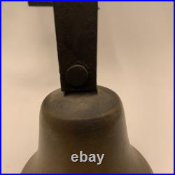 Antique Victorian Cast Brass Servants Butler Bell Door Attachment Shop Jingle