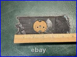 Antique Victorian Corbin Florence Pattern Bronze Door Bell & Plate