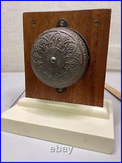 Antique Victorian Eastlake Ornate Mechanical Doorbell Cast Iron Fancy Brass Pull