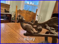 Antique Victorian Figural Religious Mechanical Bell c. 1880-1910