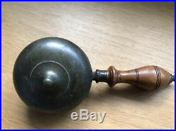 Antique Victorian Muffin Man Hand Bell Fire bell