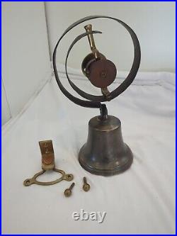 Antique Victorian Servants Bell with Door Pull Fitting