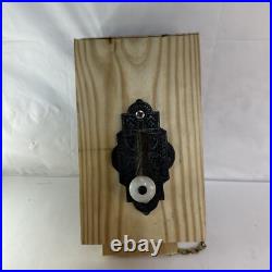 Antique Victorian brass Eastlake door bell with lever -original Works Perfectly