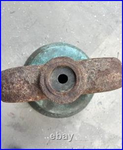 Antique Vintage 90lb Brass Bell Large Patina