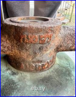 Antique Vintage 90lb Brass Bell Large Patina