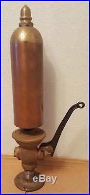 Antique Vintage Lunkenheimer Brass Steam Whistle LONG BELL Hit Miss Tractor