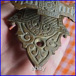 Antique Vintage Old Eastlake Victorian Doorbell Door Bell Ringer Lever Knocker