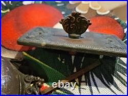 Antique Vintage Old Eastlake Victorian Twist Doorbell Turn Door Bell Ringer Door