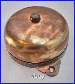Antique Vintage Old Eastlake Victorian Twist Doorbell Turn Door Bell Ringer Door