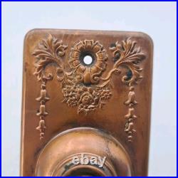 Antique Vintage Old Eastlake Victorian Twist Doorbell Turn Door Bell Ringer Door