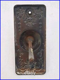Antique Vintage Old Eastlake Victorian Twist Doorbell Turn Door Bell Ringer Door