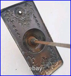 Antique Vintage Old Eastlake Victorian Twist Doorbell Turn Door Bell Ringer Door