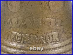 Antique Vintage Original 1878 Metal Swiss Cow Bell Chiantel Fondeur Saignelegier