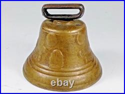 Antique Vintage Original 1878 Metal Swiss Cow Bell Chiantel Fondeur Saignelegier