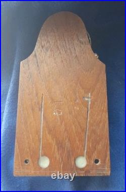 Antique Vintage Original Electric Door Railway Butler Alarm Bell Wood Brass