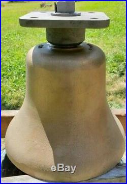 Antique Vintage Original Train Bell SOLID Brass Locomotive RR Railroad Beautiful