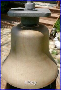 Antique Vintage Original Train Bell SOLID Brass Locomotive RR Railroad Beautiful