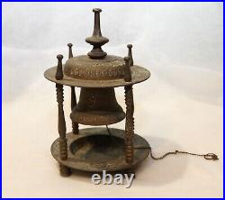 Antique Vintage Table Bell Brass Asian Store Hotel Servant Ceremony India