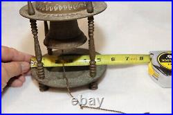 Antique Vintage Table Bell Brass Asian Store Hotel Servant Ceremony India