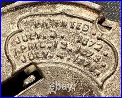 Antique Vintage Victorian Door Bell Pull Chain Brass, Cast Iron Works