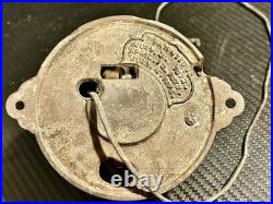 Antique Vintage Victorian Door Bell Pull Chain Brass, Cast Iron Works