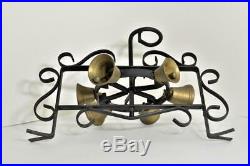 Antique Vintage Wrought Iron Revolving Multi-Chimes Brass Door Bells (#2)