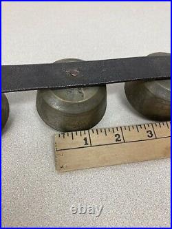 Antique Vintage sleigh bells horse and buggy equipment old Classic set AR359