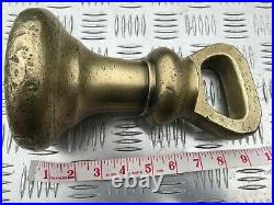 Antique W & T Avery Brass 14 Lb Bell Weight 9 Long 4.5 Wide Cast In B'ham Uk