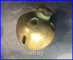 Antique William Seller Made In York 1675-1687 brass crotal bell, Sleigh Bell