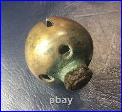 Antique William Seller Made In York 1675-1687 brass crotal bell, Sleigh Bell