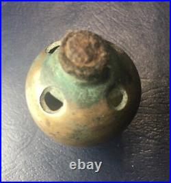 Antique William Seller Made In York 1675-1687 brass crotal bell, Sleigh Bell