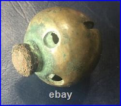 Antique William Seller Made In York 1675-1687 brass crotal bell, Sleigh Bell