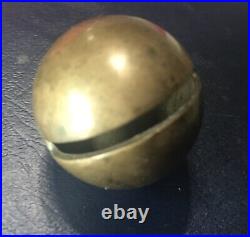 Antique William Seller Made In York 1675-1687 brass crotal bell, Sleigh Bell