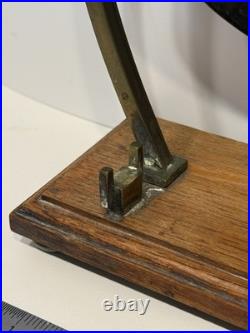 Antique William Tonks & Son Brass Tabletop Dinner Gong Missing Striker