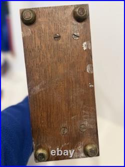 Antique William Tonks & Son Brass Tabletop Dinner Gong Missing Striker