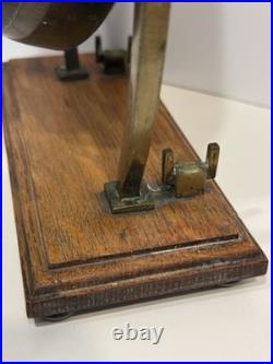 Antique William Tonks & Son Brass Tabletop Dinner Gong Missing Striker