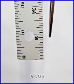 Antique Wrought Iron Brass Figural Wall Door Bell European Architectural Salvage