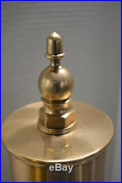 Antique brass steamboat style 3 bell chime steam whistle