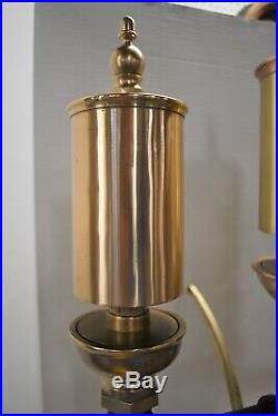 Antique brass steamboat style 3 bell chime steam whistle