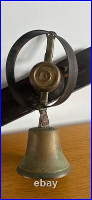 Antique c1890 Victorian Brass Servants Butler Bell Shop Door Bell Lovely Sound Antique c1890 Victorian Brass Servants Butler Bell Shop Door Bell Lovely Sound