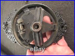 Antique c. 1893 RUSSELL And ERWIN R&E Brass Door Bell Thumb Turn Twist Mechanism