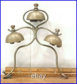 Antique carriage sleigh bells. Tower Bells New use attach to a front door