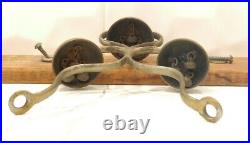 Antique carriage sleigh bells. Tower Bells New use attach to a front door