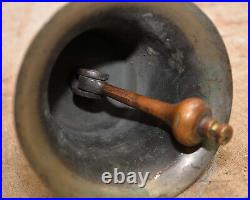 Antique nautical ship boat bronze brass bell bracket fire engine collectible