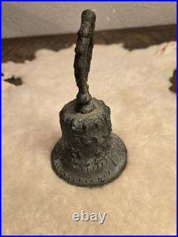 Antique primitive 1811 Bronze Spanish Colonial Mission Bell Mejico