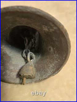 Antique primitive 1811 Bronze Spanish Colonial Mission Bell Mejico