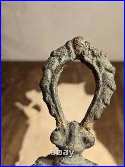 Antique primitive 1811 Bronze Spanish Colonial Mission Bell Mejico