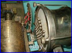 Antique swiss Butterfly bells & drums Brass Music box Cylinder RESTORATION PARTS