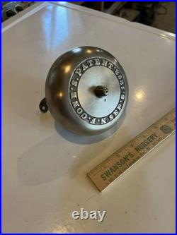 Antique turn style brass doorbell Patd sept 8 1863 architectural salvage