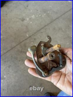 Antique turn style brass doorbell Patd sept 8 1863 architectural salvage